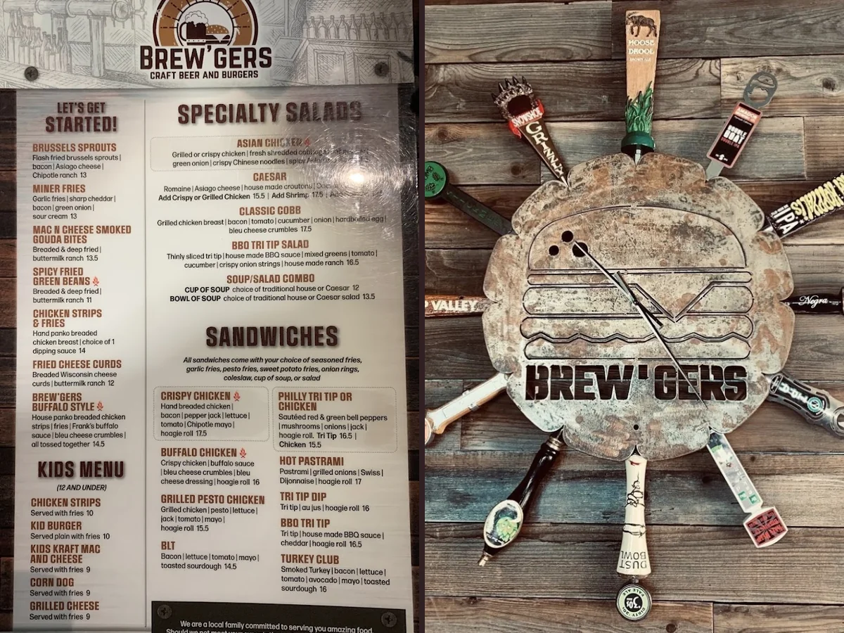 Burgers, beer, and patio dining